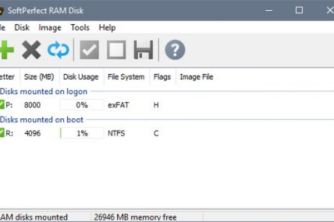 SoftPerfect RAM Disk v4.3.1