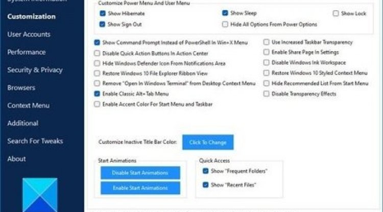Ultimate Windows Tweaker 5.1 for Windows 11