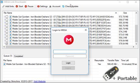 MEGA Link Downloader v3.0 + Portable