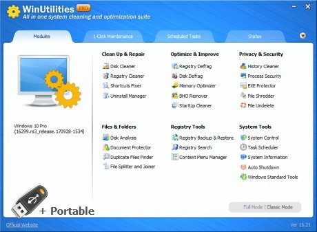 WinUtilities Professional v15.89 + Portable