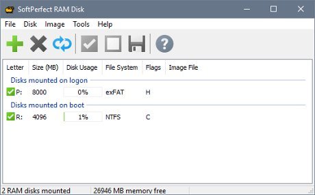 SoftPerfect RAM Disk v4.3.1