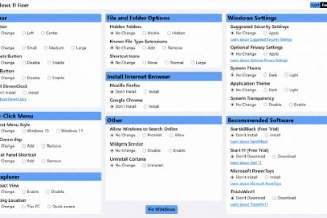 Windows 11 Fixer v2.1.0