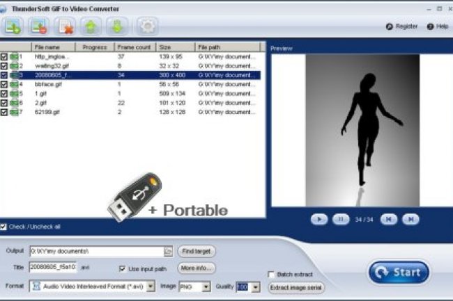 ThunderSoft GIF to Video Converter v4.3.0 + Portable