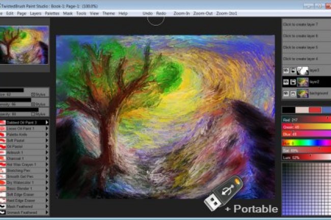 TwistedBrush Paint Studio v4.14 + Portable