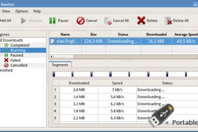 FlareGet Download Manager v5.0.0 + Portable
