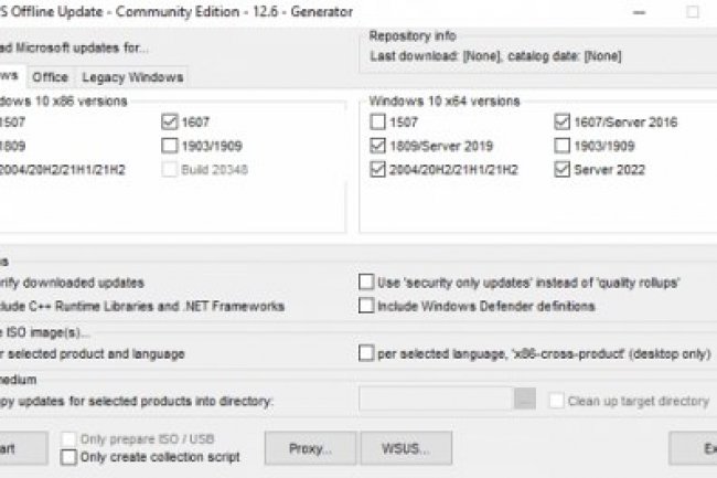 WSUS Offline Update Community Edition v12.6.1
