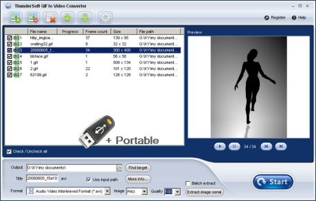 ThunderSoft GIF to Video Converter v4.3.0 + Portable