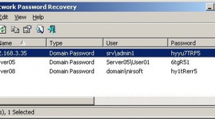Network Password Recovery 1.57