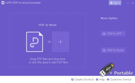 WPS PDF to Word Converter Premium 11.2.0.10336 + Portable