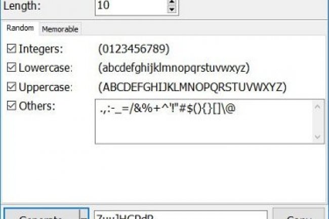 Vovsoft Password Generator v2.1