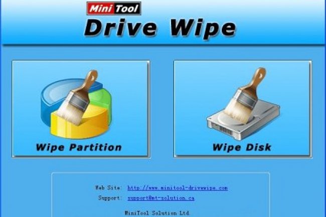 MiniTool Drive Wipe v5.0