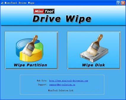 MiniTool Drive Wipe v5.0