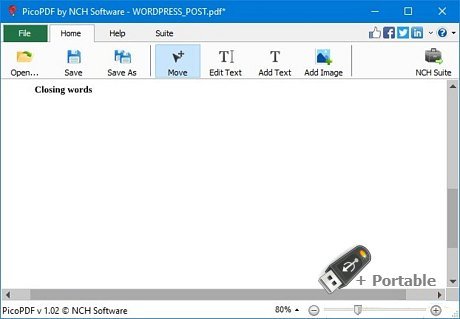  NCH PicoPDF Plus v3.29 + Portable