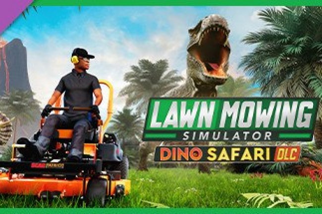 Lawn Mowing Simulator - Dino Safari [PT-BR]