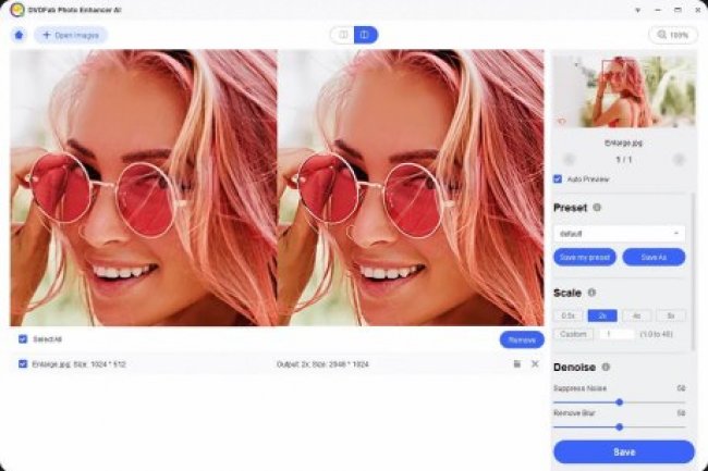 DVDFab Photo Enhancer AI v1.0.2.3