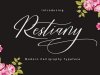 Restiany Script Font