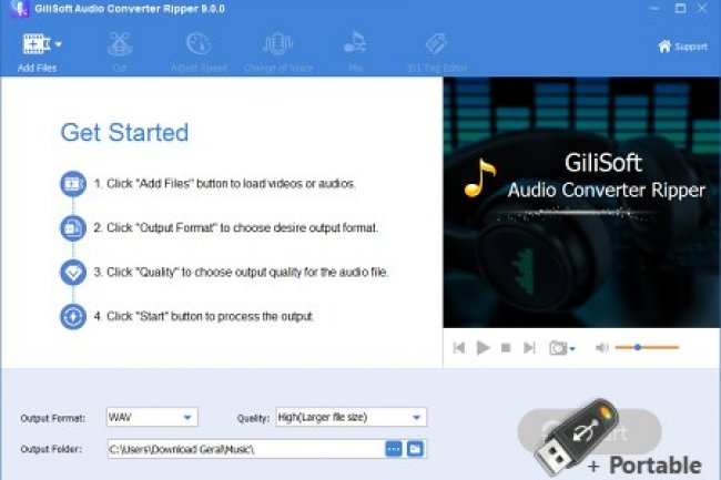 GiliSoft Audio Converter Ripper v9.5.0 + Portable