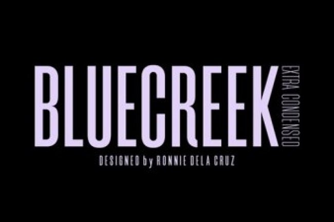 Blue Creek Font
