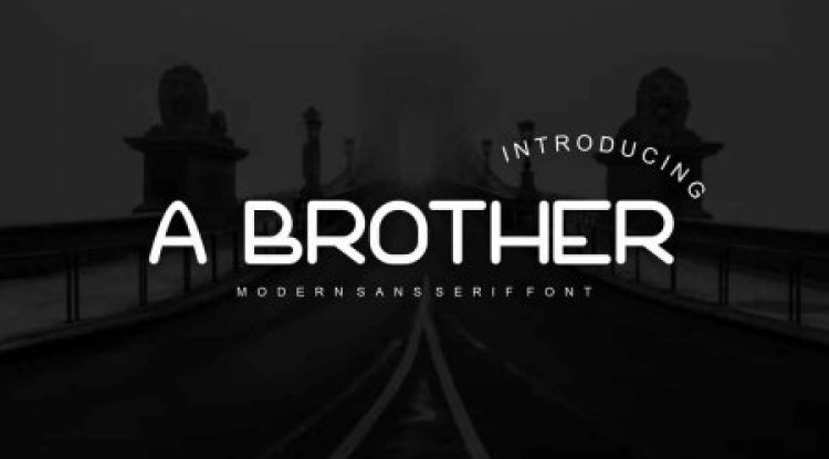 A Brother Font