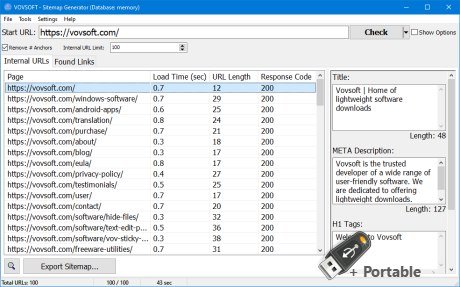 VovSoft Sitemap Generator v4.0 + Portable