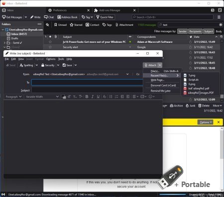 Betterbird v115.6.1-bb22 + Portable