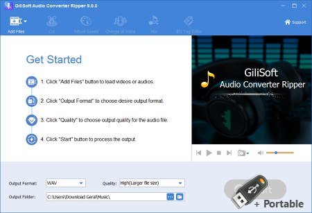 GiliSoft Audio Converter Ripper v9.5.0 + Portable