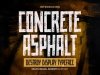 Concrete Asphalt Font