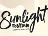 Sunlight - Brush Font