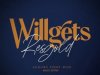 Resgold Willgets Font