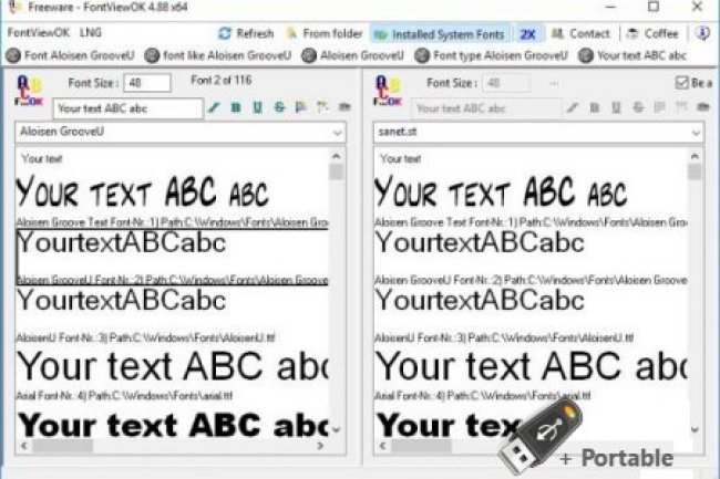 FontViewOK v8.99 + Portable