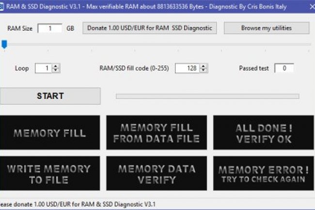 RAM & SSD Diagnostic v3.3