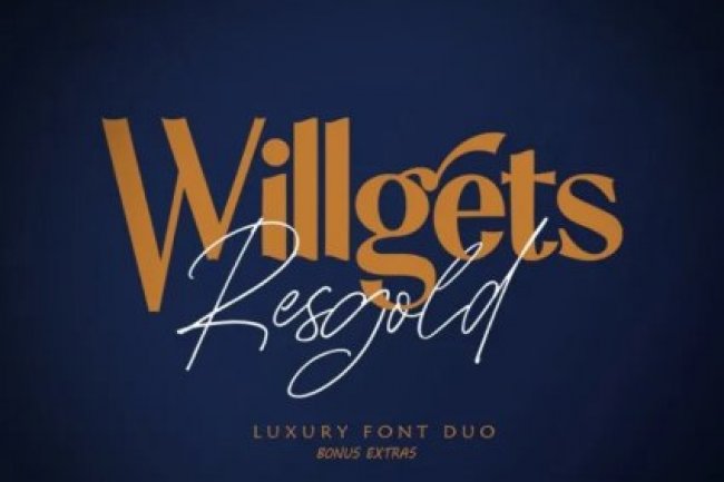 Resgold Willgets Font