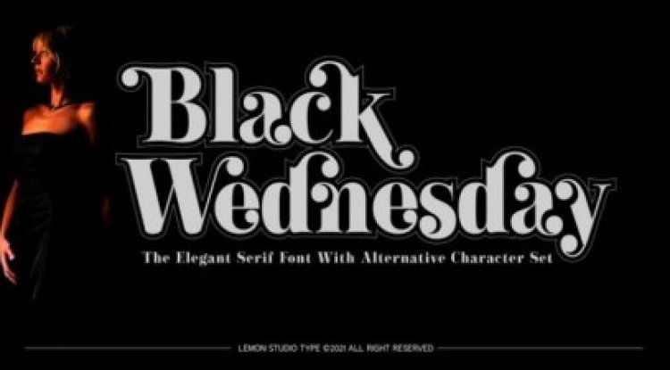 Black Wednesday Font
