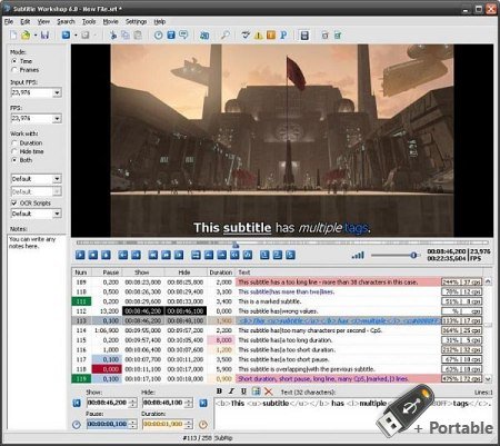 Subtitle Workshop Classic v6.2.10 + Portable