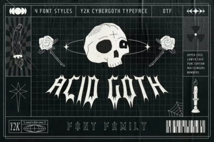 Acid Goth Font