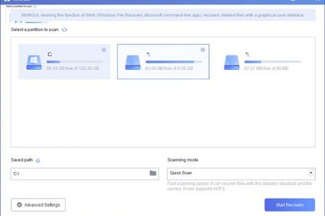 AOMEI WinfrGUI v1.0.2