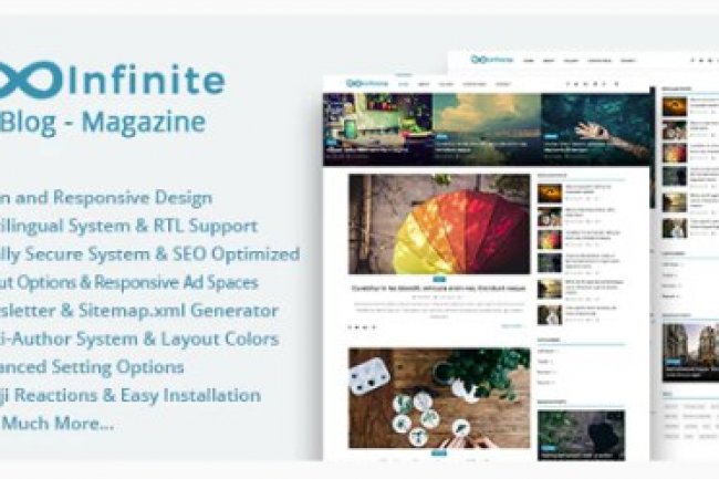 Infinite - Blog & Magazine Script