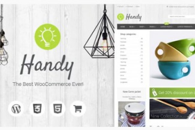 Handy - Handmade Shop WordPress WooCommerce Theme