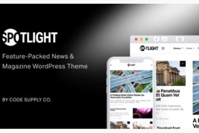 Spotlight - Feature-Packed News & Magazine WordPress Theme