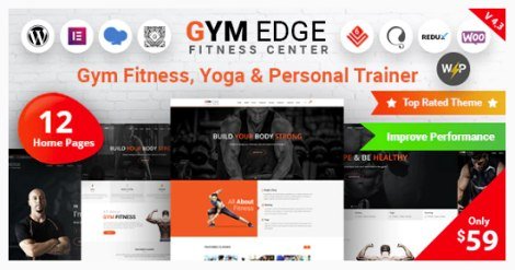 Gym Edge - Fitness WordPress Theme