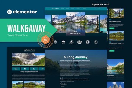 Walk&Away - Travel Blog & Tours Elementor Template Kit