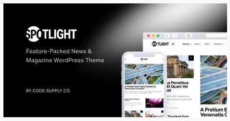 Spotlight - Feature-Packed News & Magazine WordPress Theme