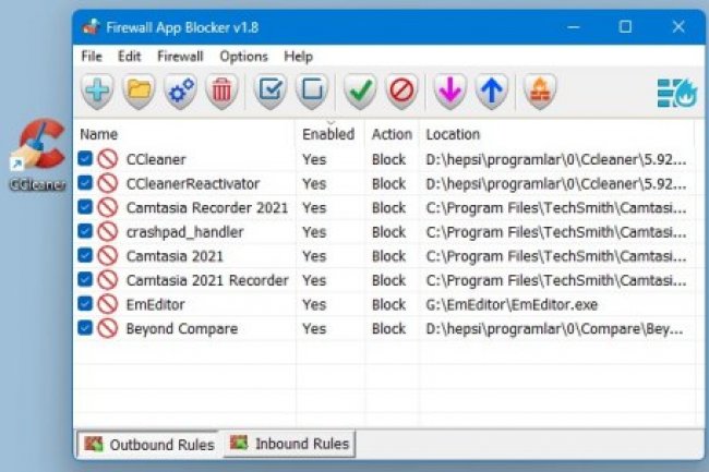 Firewall App Blocker (Fab) v1.9