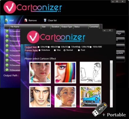 VCartoonizer v1.6.1 + Portable