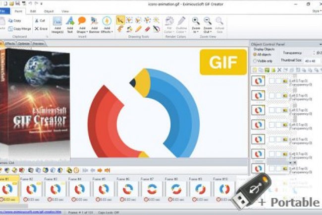 EximiousSoft GIF Creator v7.38 + Portable