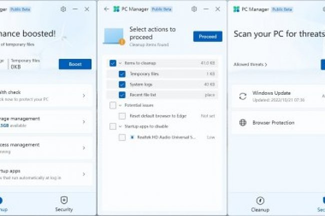 Microsoft PC Manager v3.8.4.0 Beta