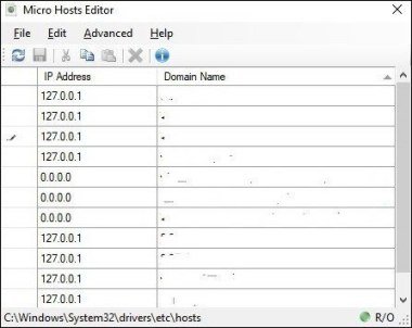 Micro Hosts Editor v1.4.1