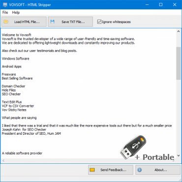 VovSoft HTML Stripper v1.4 + Portable