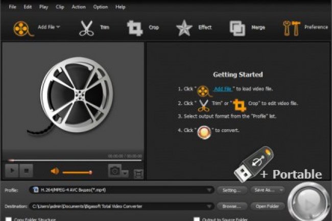Bigasoft Total Video Converter v6.5.0.8427 + Portable