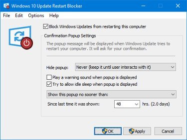Windows 10 Update Restart Blocker v1.2